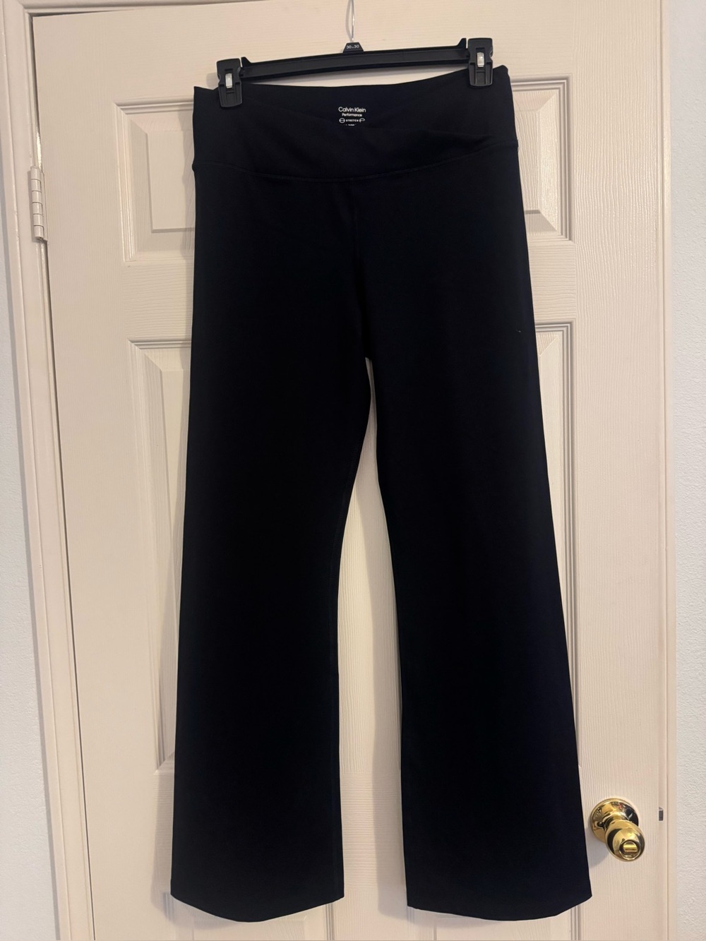 Calvin Klein Kids Black Wide-Leg Sweatpants